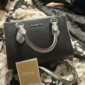 Michael Kors Black and Gray Women's Bag
